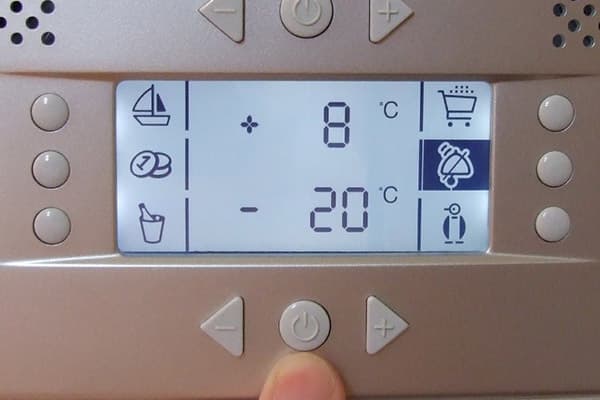 Le choix des conditions de température du réfrigérateur et du congélateur