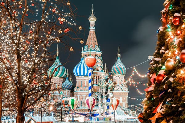 Năm mới ở Moscow